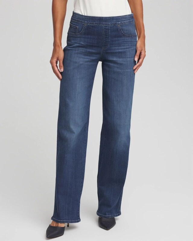 Pull On Wide Jean - image 1
